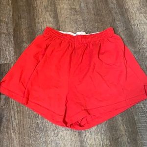 Red Soffe shorts